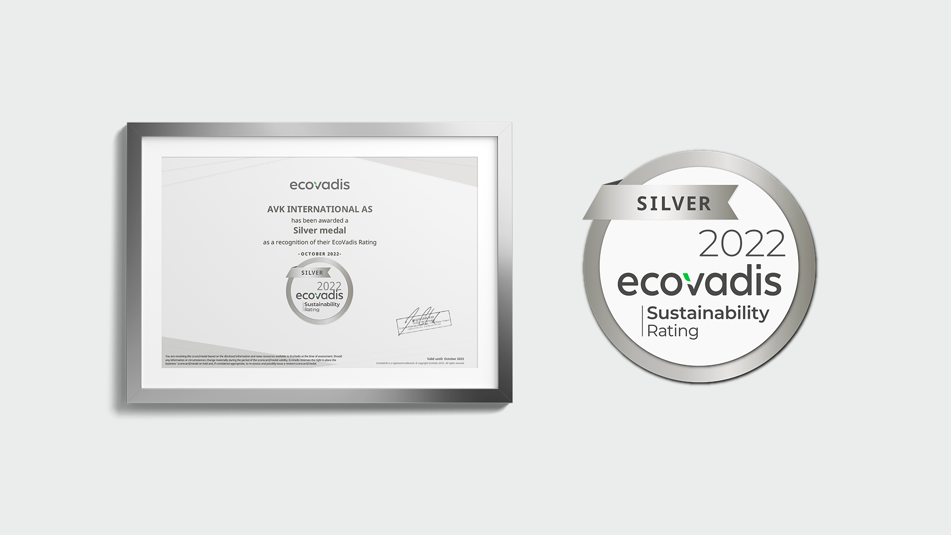 EcoVadis Sustainability Rating Earns AVK International A Silver Medal ...