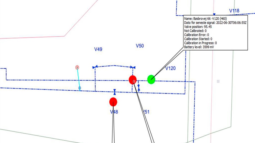 VIDI Cloud delivering data to GIS map, illustration