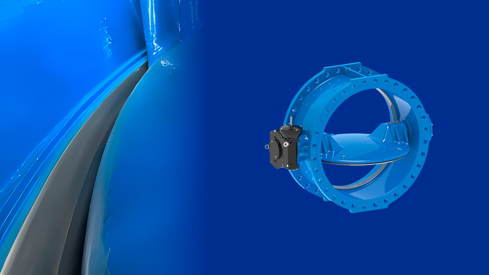 Double eccentric butterfly valve banner news
